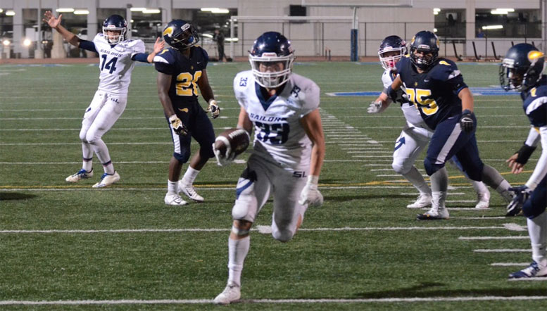 Strong Sailors Effort Nearly Sinks; Late TD Drive Salvages Third Win of the Season